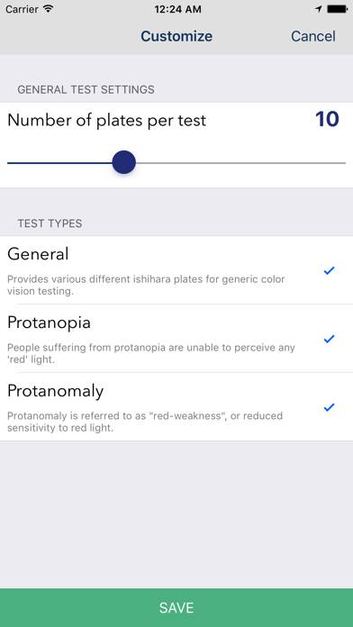 Color Vision Test Schermata dell'app #3
