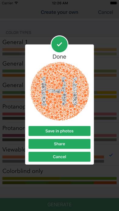 Color Vision Test Schermata dell'app #5