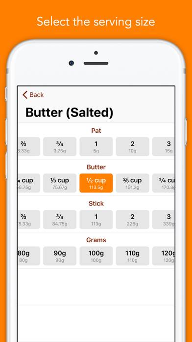 Nutrients Captura de pantalla de la aplicación