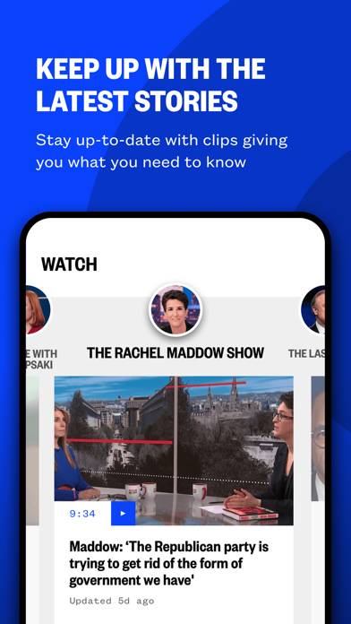 MSNBC: Watch Live & Analysis App screenshot