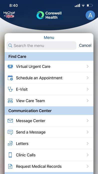 Corewell Health App App screenshot #4