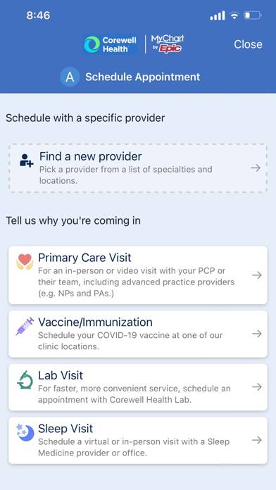 Corewell Health App App screenshot #6