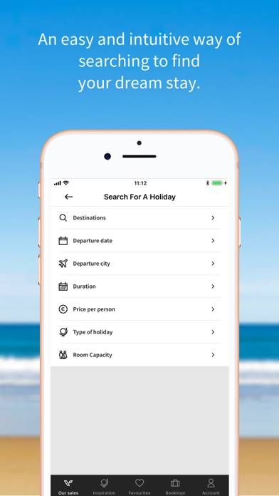 Voyage Prive:Holidays & Hotels Capture d'écran de l'application #2