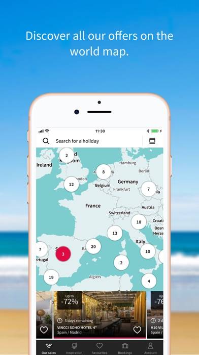 Voyage Prive:Holidays & Hotels Capture d'écran de l'application #3