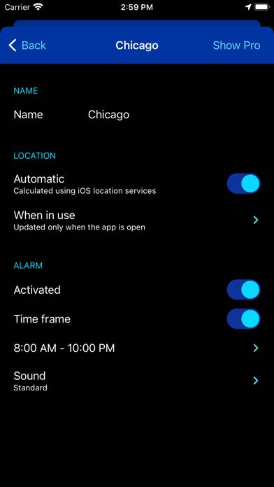Rain Alarm Live Weather Radar Schermata dell'app #6