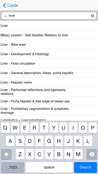 Instant Anatomy Flash Cards captura de pantalla