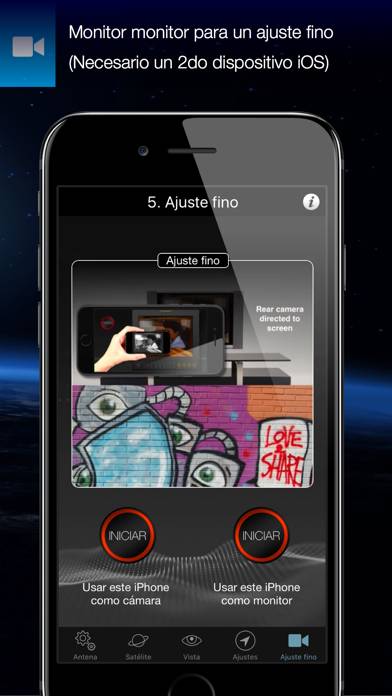 SatFinder Captura de pantalla de la aplicación #5