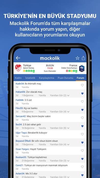M Scores | Mackolik Live Score App screenshot #4