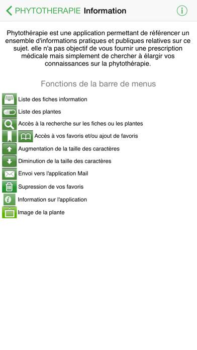 Phytothérapie Capture d'écran de l'application