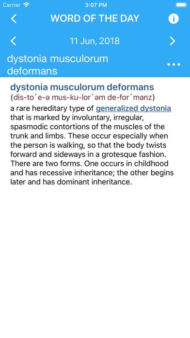 Dorland’s Medical Dictionary App screenshot #1