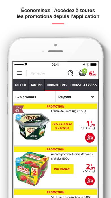 Auchan Drive Capture d'écran de l'application