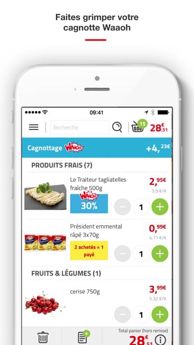 Auchan Drive Capture d'écran de l'application