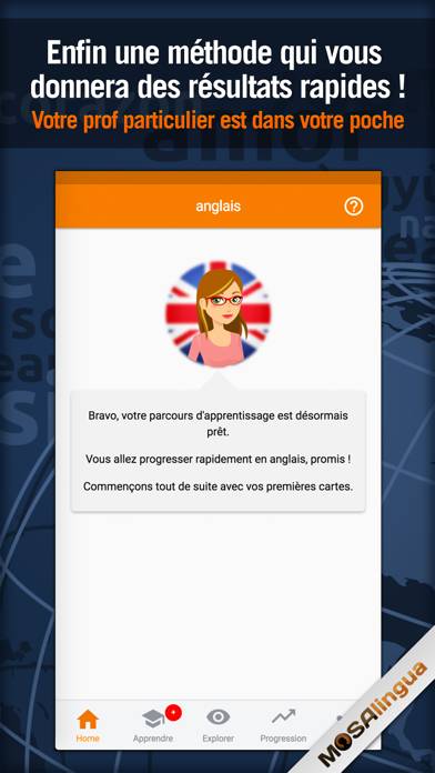 MosaLingua : cours de langues Schermata dell'app #1