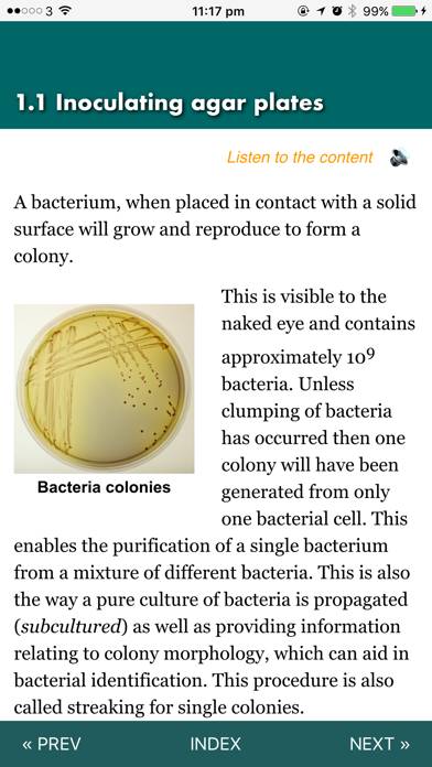 Microbiology Lab Techniques Captura de pantalla de la aplicación #2