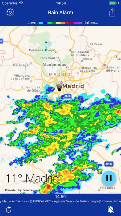 Rain Alarm Pro Weather Radar App screenshot #3