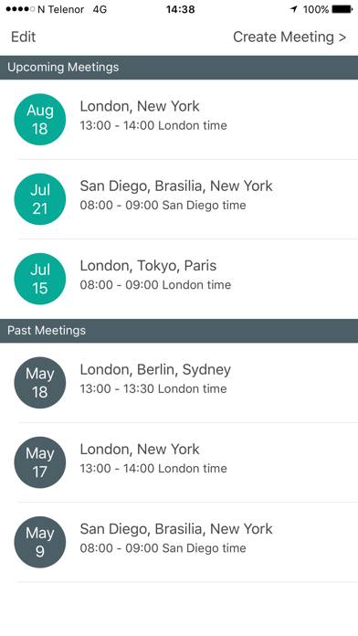 Meeting Planner by timeanddate Captura de pantalla de la aplicación #4