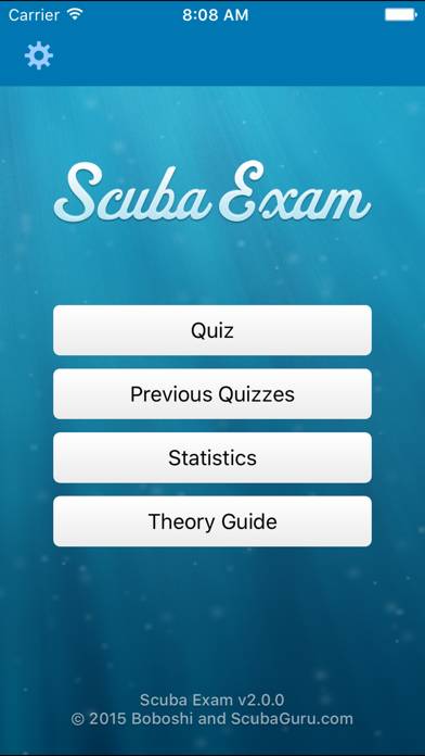 Scuba Exam App screenshot #2