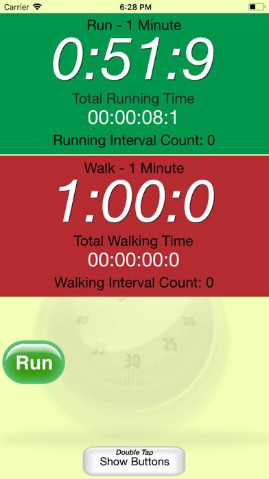 Running Interval Timer App screenshot #3