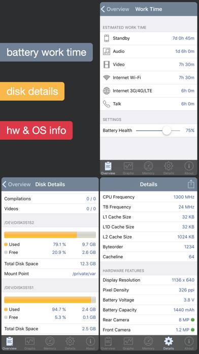 System Status Pro: hw monitor App-Screenshot #5
