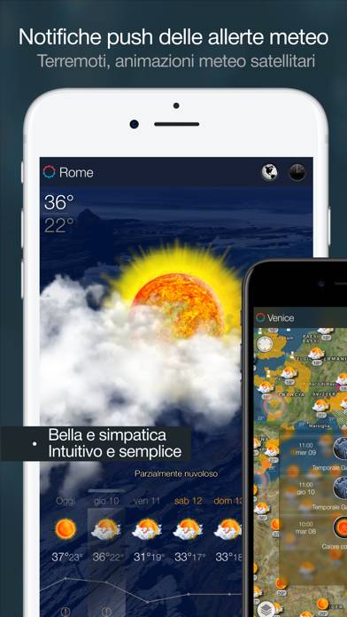 EWeather HD: красивая погода Captura de pantalla de la aplicación #3