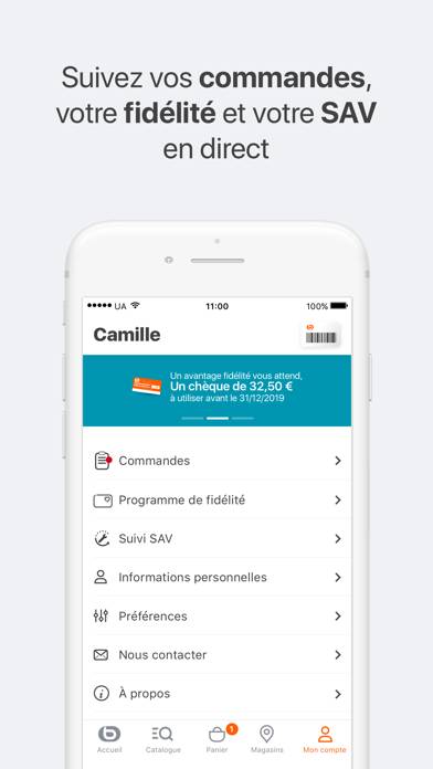 Boulanger Capture d'écran de l'application