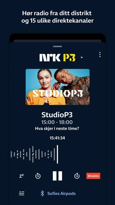 NRK Radio App skärmdump