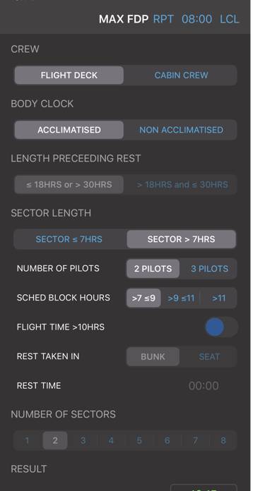Max Flight Duty Period App screenshot #1
