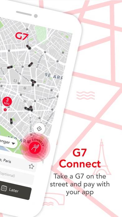 G7 TAXI – Commande de taxi Capture d'écran de l'application