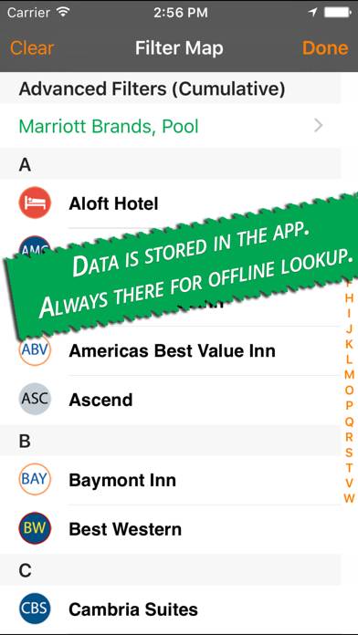 AllStays Hotels By Chain App screenshot