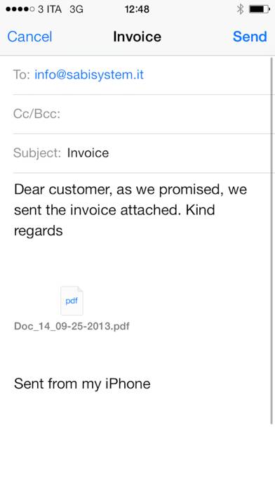 Easy Invoice Pdf App screenshot #5