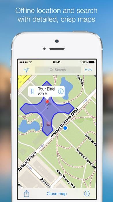 OffMaps 2 · Offline Maps for Travelers Captura de pantalla de la aplicación #2