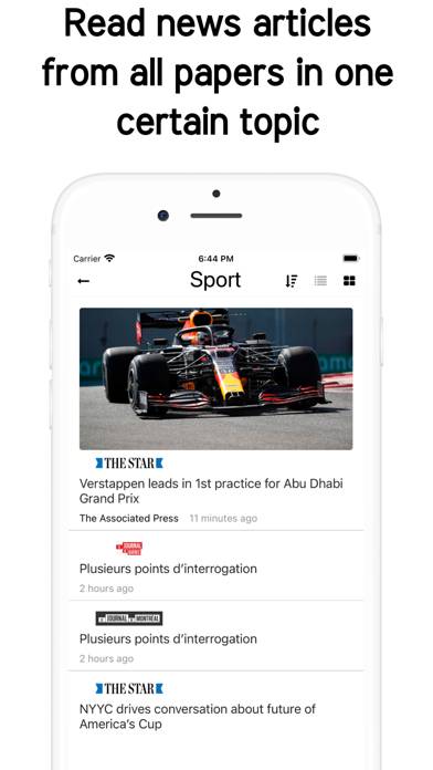 Canadian News App screenshot