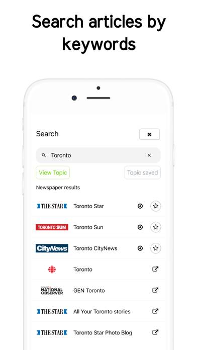 Canadian News App screenshot