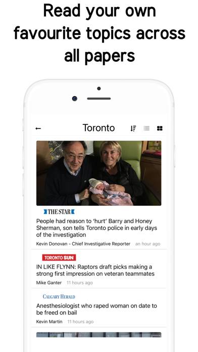 Canadian News App screenshot