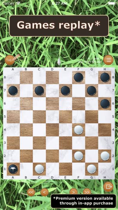 Checkers game Скриншот приложения #3