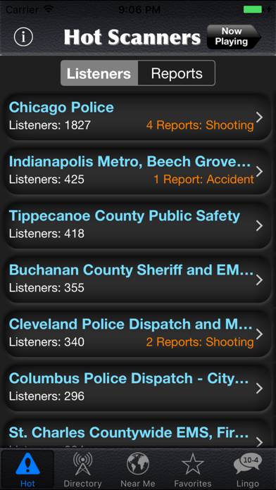 Police Scanner Radio Uygulama ekran görüntüsü #2