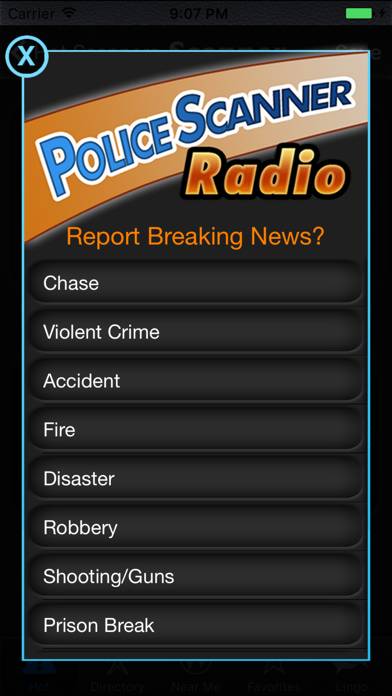 Police Scanner Radio App skärmdump #5
