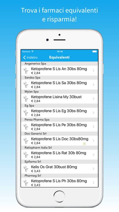 IFarmaci Base Schermata dell'app