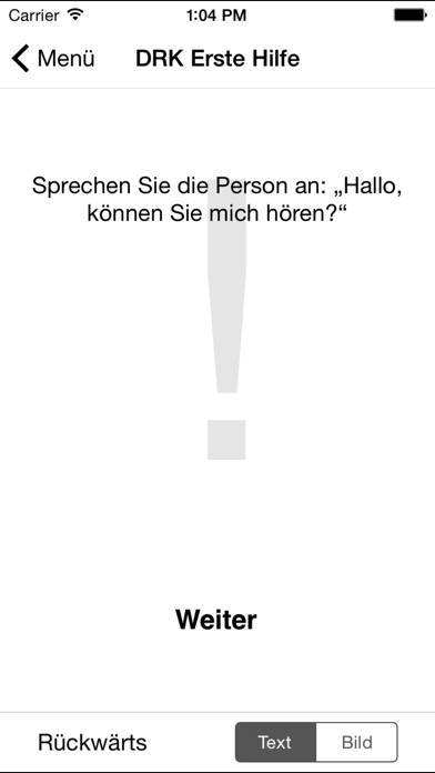 Erste Hilfe DRK App-Screenshot