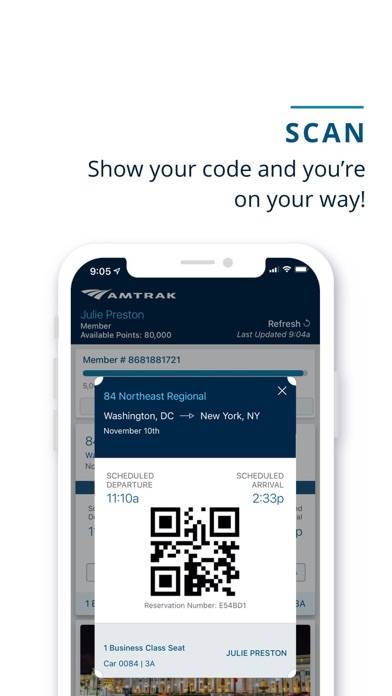 Amtrak App screenshot #5