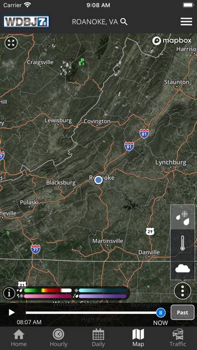 WDBJ7 Weather & Traffic App screenshot