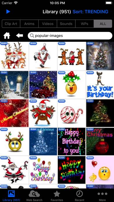 Holiday Greetings App screenshot