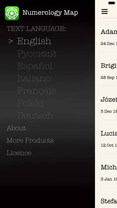 Numerology Map Captura de pantalla de la aplicación