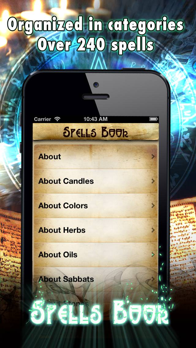 Spells and Witchcraft Handbook Schermata dell'app #2