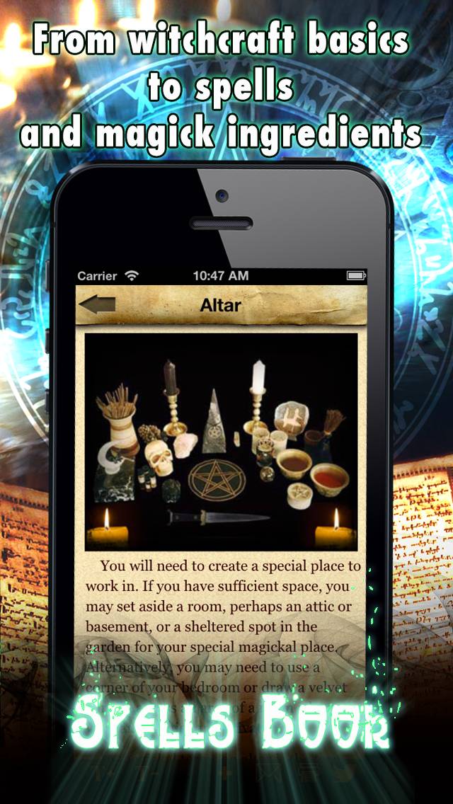 Spells and Witchcraft Handbook App screenshot #4