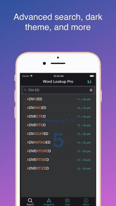 Word Lookup Pro App skärmdump #5