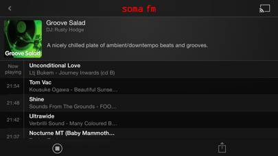 SomaFM Radio Player App-Screenshot #5