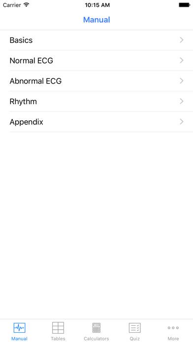 Paed ECG Schermata dell'app #2