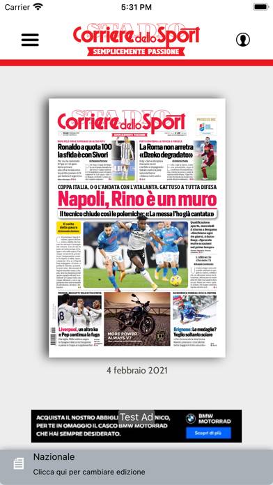Corriere dello Sport HD App screenshot #1