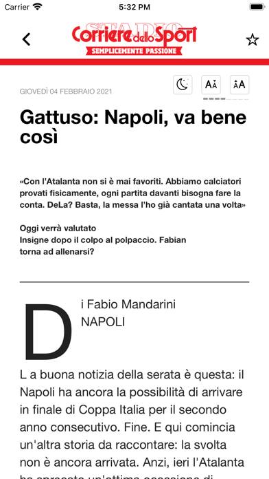 Corriere dello Sport HD App screenshot #5